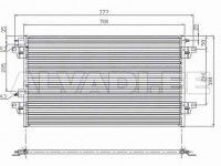 Renault Clio 1998-2012 air conditioning radiator