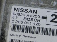 Nissan Primera 2002-2007 Control unit for airbag Part code: 98820-AV200