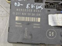Mercedes-Benz E (W211) 2002-2009 Control unit for central locking (left, front) Part code: A2118200326