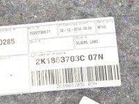 Volkswagen Caddy (2K) Floor cover, left (anthracite) Part code: 2K1863703C 07N
Body type: Mahtuniver...