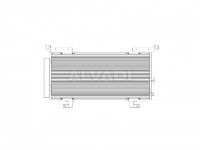 Subaru Legacy 2014-2020 air conditioning radiator