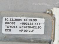 Toyota Corolla Door window regulator, front left (el.)(kit) Part code: 69820-02150
Body type: Universaal
En...