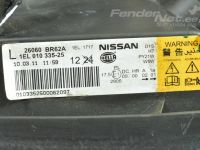 Nissan Qashqai Headlamp, left Part code: 26060BR62A -> 26060BR60B
Body type: ...