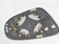 Volkswagen Golf 6 2008-2013 Exterior mirror glass, left (heated) Part code: 5K0857521