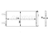 Fiat Ducato 2006-... air conditioning radiator