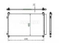 Mazda CX-9 2007-2016 air conditioning radiator